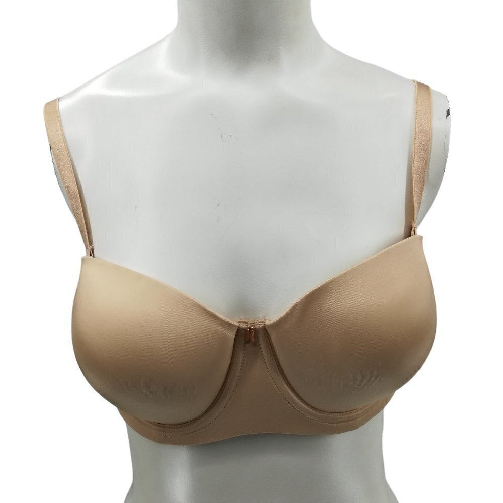 Savage X Fenty Strapless Multiway Beige Underwire Bra Size 36D Boning Lined